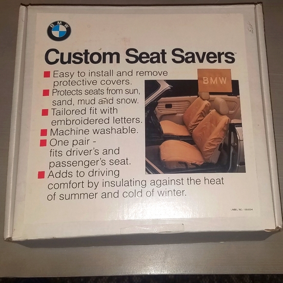 New in Box! BMW Custom Seat Cover